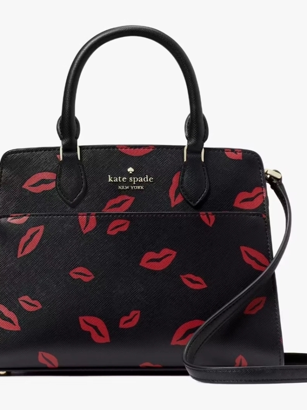 NWT Kate Spade Madison Lip Toss Small Crossbody Satchel
